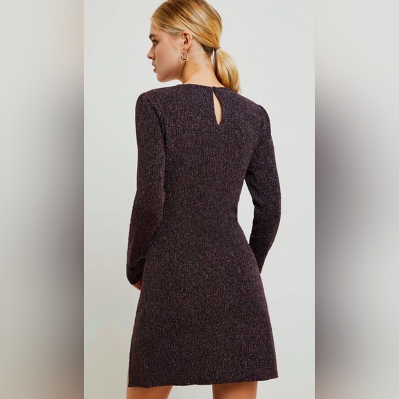 MINKPINKMETALLIC TEXTURE MINI DRESS - Picture 4 of 6